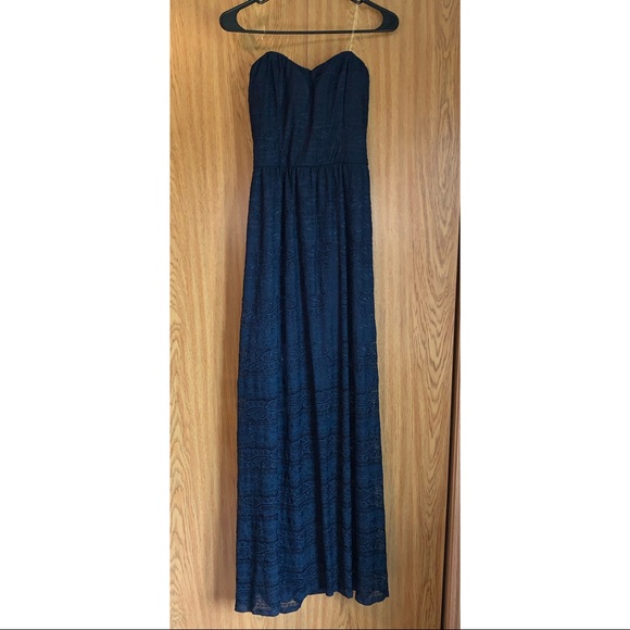 Speechless Dresses & Skirts - Speechless Strapless Lace Maxi Dress